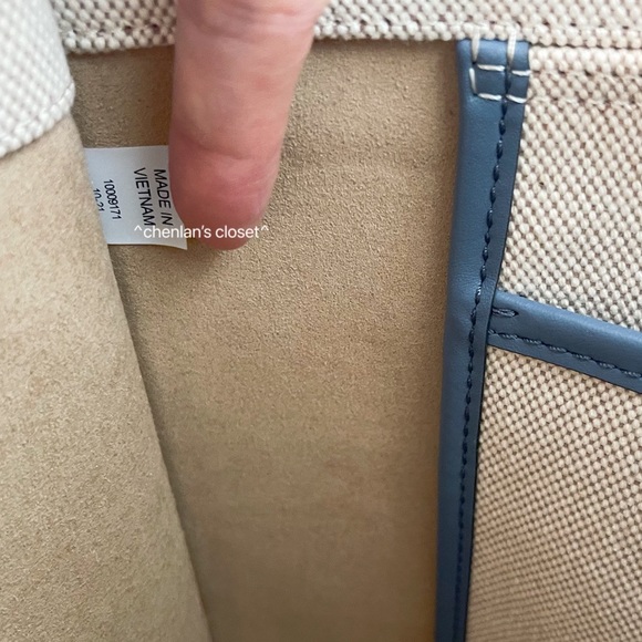 🔥🌈HP🎉NeW! Tory Burch Blake Canvas Jumbo Tote + Wallet + Card case - Picture 13 of 13